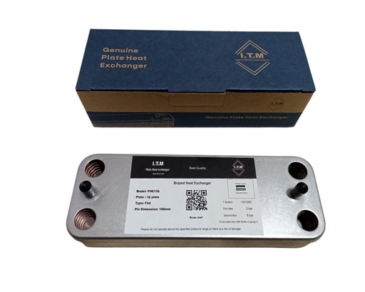 PLAKALI EŞANJÖR ITM2071406 14PL 166mm -FONDITAL 6SCAMPIA08  DD BX YENİ ARS GENUS